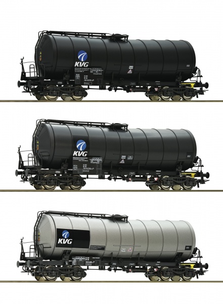 Set of 3 Slurry tank car type KVG<br /><a href='images/pictures/Roco/Roco-76156.jpg' target='_blank'>Full size image</a>